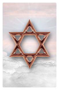 Star of David Pink Copper